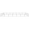 Dog Kennel Silver 301.4 ft² Steel