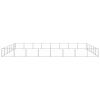 Dog Kennel Silver 516.7 ft² Steel