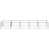 Dog Kennel Silver 53.8 ft² Steel