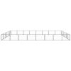 Dog Kennel Black 516.7 ft² Steel