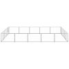 Dog Kennel Silver 269.1 ft² Steel