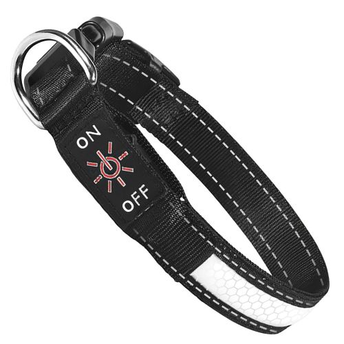 Light Up Dog Collar LED Dog Collar Safety Night Glowing Dog Collar with 9 Light Colors IPX7 Waterproof USB Rechargeable Light Up Dog Collar LED Dog Collar Safety Night Glowing Dog Collar with 9 Light Colors IPX7 Waterproof USB Rechargeable